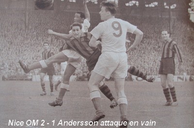 70 år sedan: OM – Nice  Coupe-finale